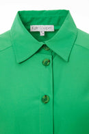 Cotton Pocket Blouse - Glas