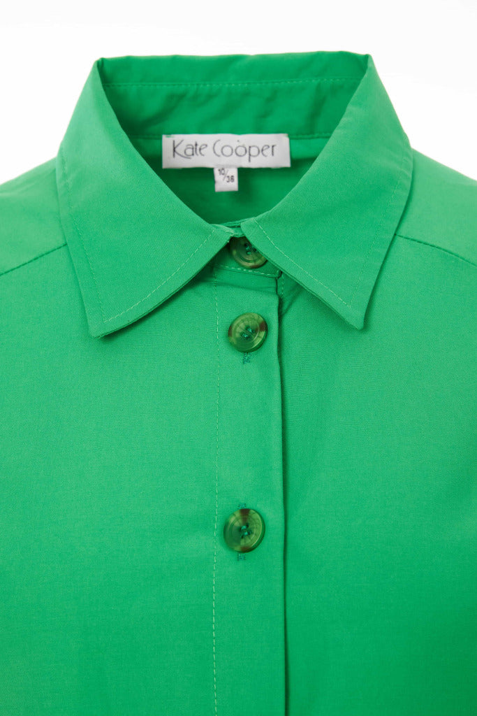 Cotton Pocket Blouse - Glas