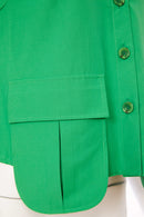 Cotton Pocket Blouse - Glas