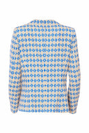 Oval Graphic Print Jacket - Royal Blue