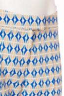 Oval Graphic Print Trouser - Royal Blue