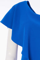 Over Frill Jumpsuit - Royal Blue