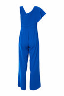 Over Frill Jumpsuit - Royal Blue