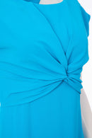 Twisted Knot Dress - Water