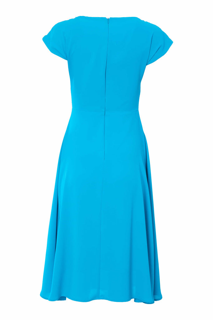 Twisted Knot Dress - Water