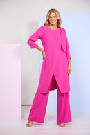 Plain Bootcut Trouser - Hot Pink