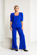 Plain Bootcut Trouser - Royal Blue