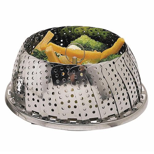 Stainless Steel Steaming Basket - 28cm