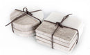 Set of 4 Marble Coasters - Circle
