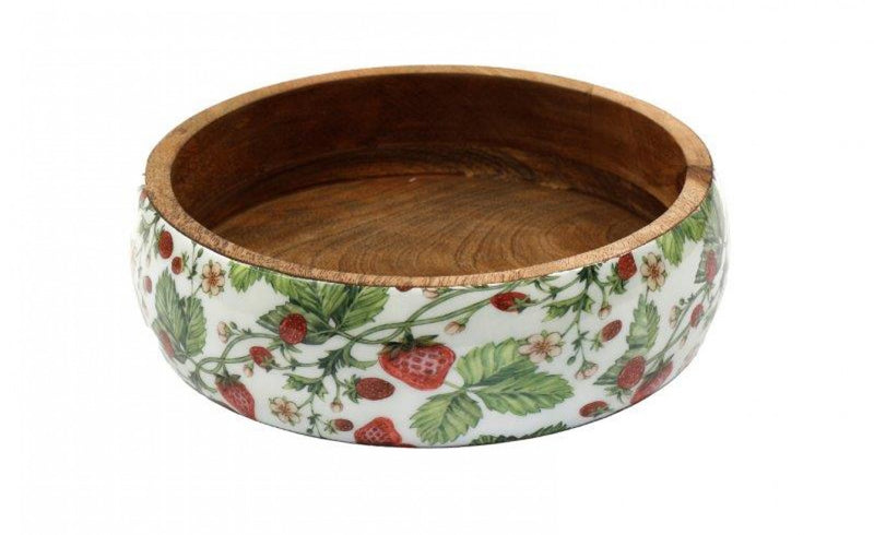 Strawberry Field Enamel Bowl - Small