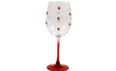Strawberry Field Wine Glass