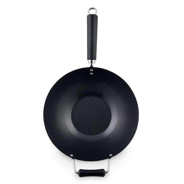 Excellence Non-Stick Carbon Steel Wok 31cm