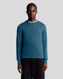 Merino Crew Neck Jumper - Deep Water