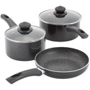 3 Piece Non-Stick Piece Saucepan Set