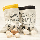 Food Storage Bags Set of 2 - Mushroom & Garlic