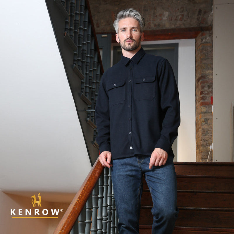 Duncan Overshirt - Navy