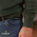 Vince 1/2 Zip Jumper - Sage Melange