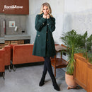 Kyrie Wool Blend Coat - Green
