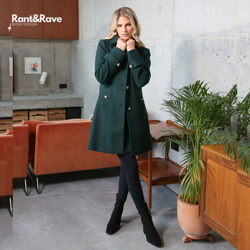 Kyrie Wool Blend Coat - Green