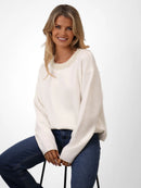 Anna Belle Pearl Jumper - White