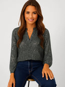 Bella Band Top - Silver