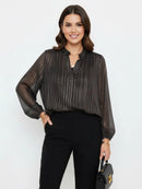 Bella Band Top - Brown