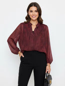 Bella Band Top - Red