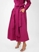 Taffata Skirt - Magenta