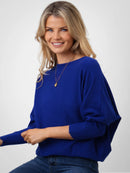 Elba Pearl Detail Jumper - Royal