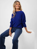 Elba Pearl Detail Jumper - Royal