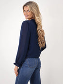 Fia Blouse - Navy