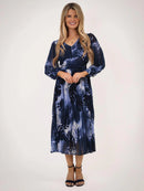 Hannah Dress - Navy