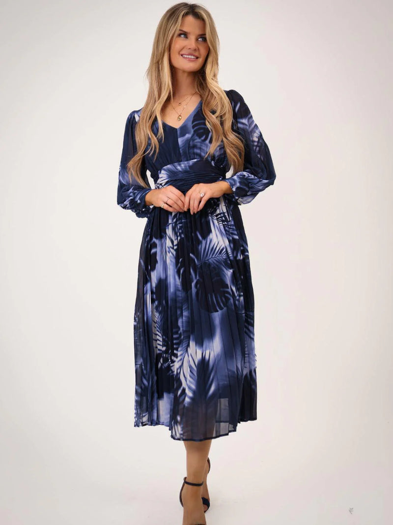 Hannah Dress - Navy