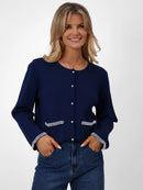 Luna Cardigan - Navy