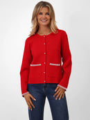 Luna Cardigan - Red