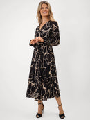 Positano Dress - Black Print