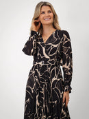 Positano Dress - Black Print