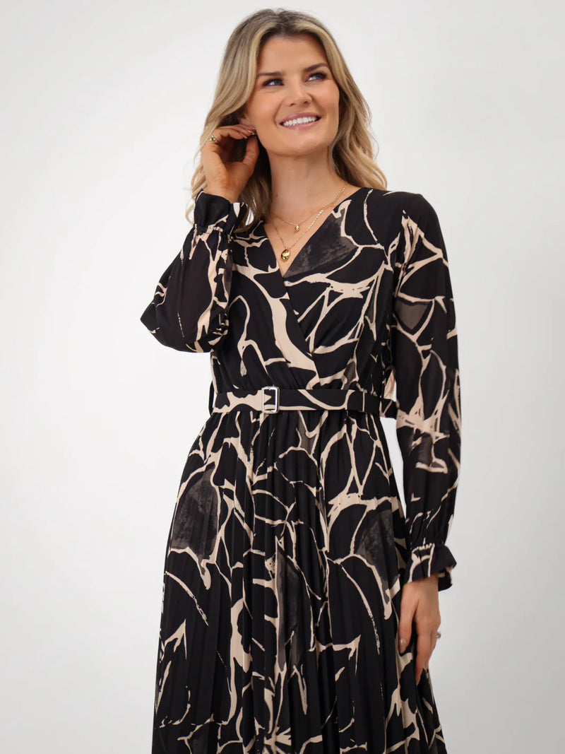 Positano Dress - Black Print