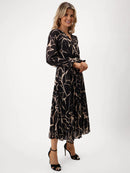 Positano Dress - Black Print