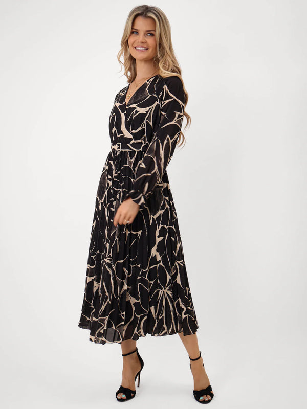 Positano Dress - Black Print