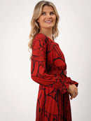 Positano Dress - Red Print