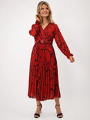 Positano Dress - Red Print