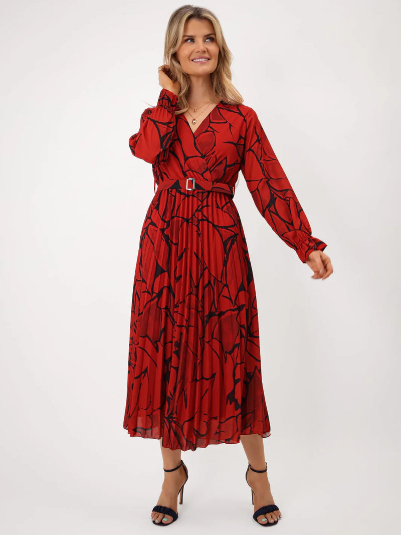 Positano Dress - Red Print