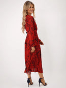 Positano Dress - Red Print