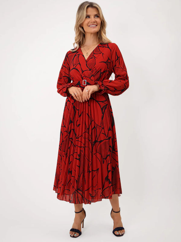 Positano Dress - Red Print