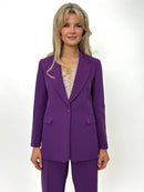 Saasari Blazer - Purple