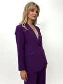 Saasari Blazer - Purple