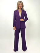 Saasari Blazer - Purple