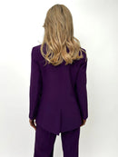 Saasari Blazer - Purple