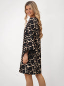 Taylor Dress - Black Print